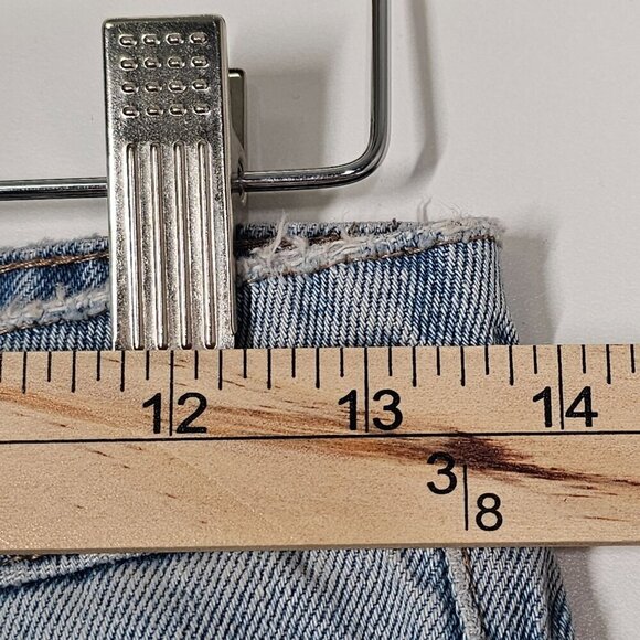 Rollas Dusters High Rise Slim Jeans Old Stone Light Wash Denim Cotton Size 28 - Picture 13 of 16